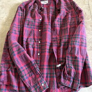 Ralph Lauren Red and Green Plaid Shirt